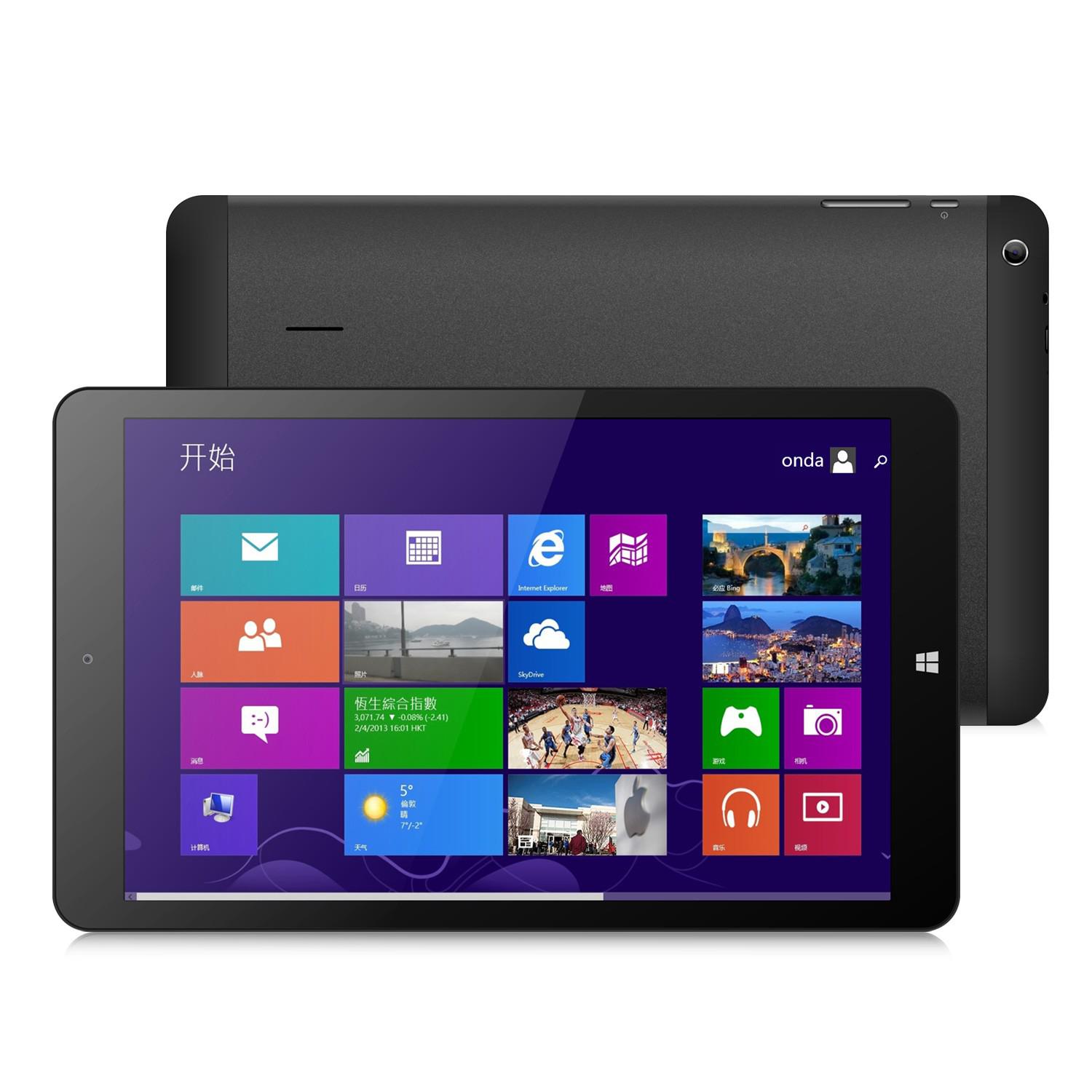 Onda V961w Quad Core 3G Win 8 Tablet 9.6 Inch IPS Screen Quad Core 4K Bluetooth GPS